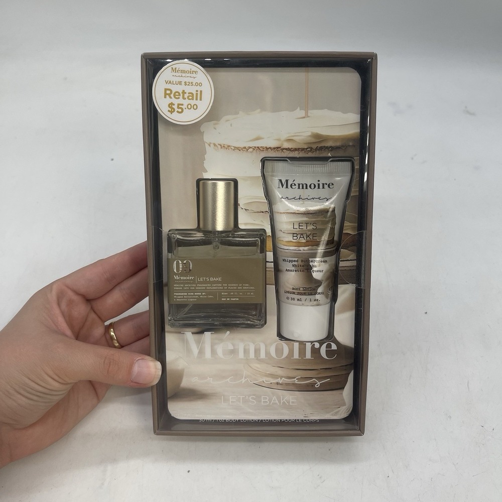 Memoire Archives Let's Bake Fragrance Parfum Spray & Body Lotion 2pc Gift Set
